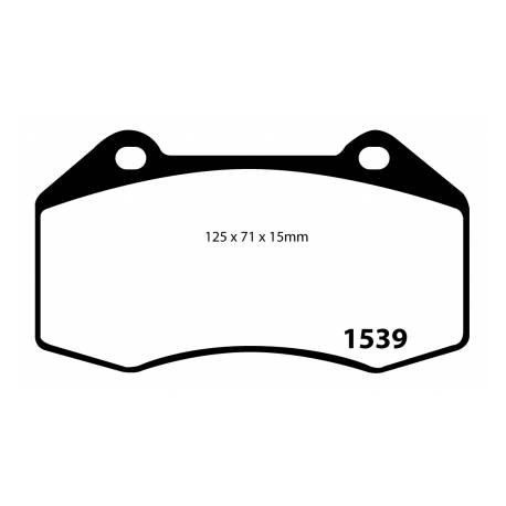 Pastillas EBC Delanteras (Pinza Brembo)