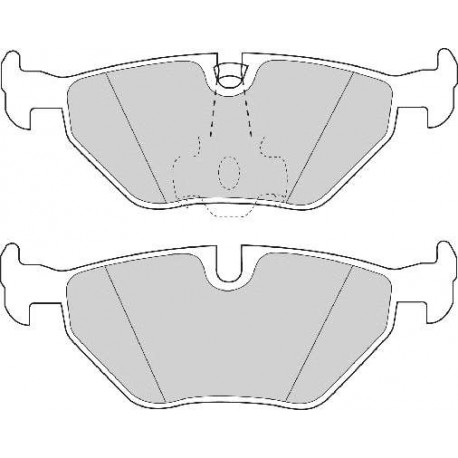 Pastillas Necto AP Traseras Serie 5 E39