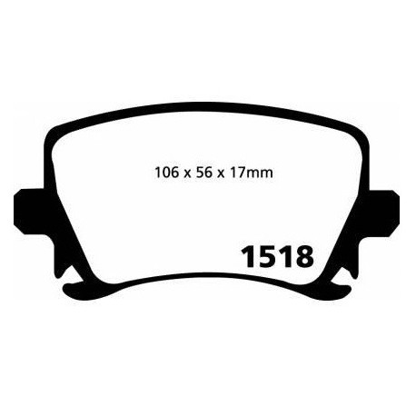 Pastillas EBC Redstuff