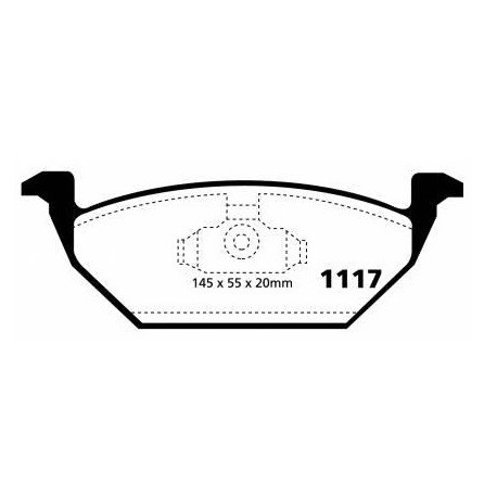 Pastillas EBC Delanteras