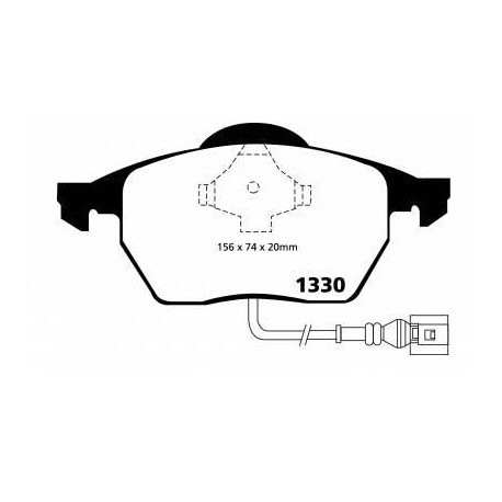 Pastillas EBC Delanteras