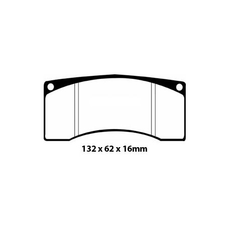 Pastillas EBC DP2016 (Pinza Alcon)