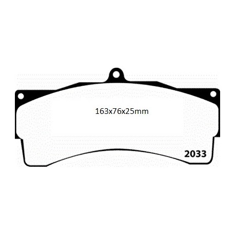 Pastillas EBC DP4033R (Pinza AP Racing)