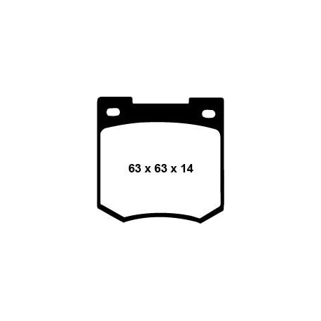 Pastillas EBC DP106 (Pinza Hi-Spec)