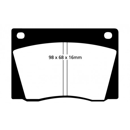 Pastillas EBC DP2108 (Pinza Hi-Spec)