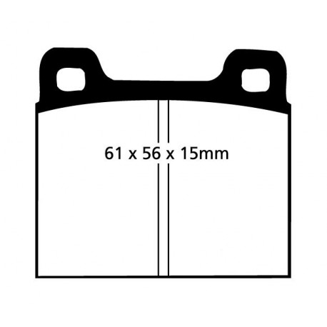 Pastillas EBC DP2004 (Pinza Tarox)
