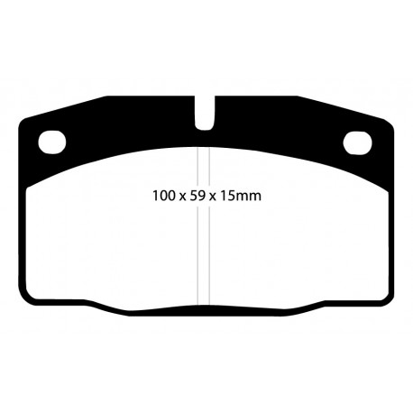 Pastillas EBC DP2325 (Pinza Tarox)