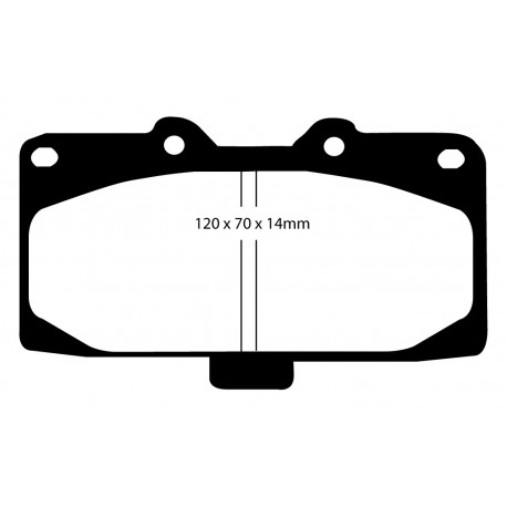 Pastillas EBC DP31200C (Pinza Tarox)