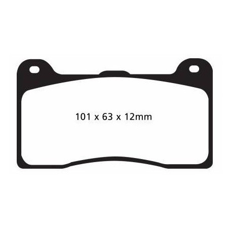 Pastillas EBC DP2039/2 (Pinza Wilwood)